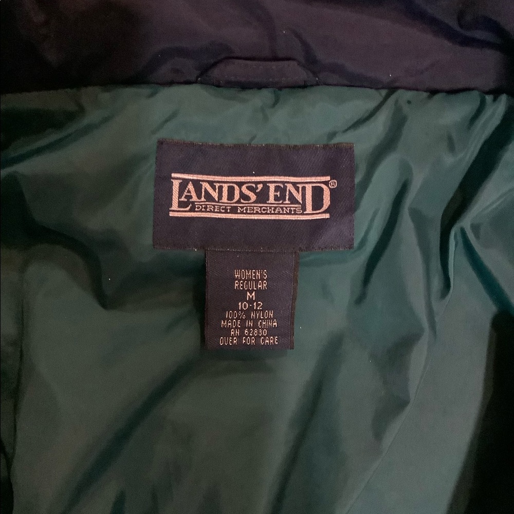 Lands End Lightweight Lined Parka! Euc - image 4